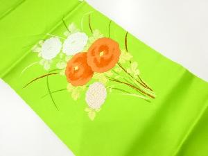 リサイクル　菊模様織出し名古屋帯